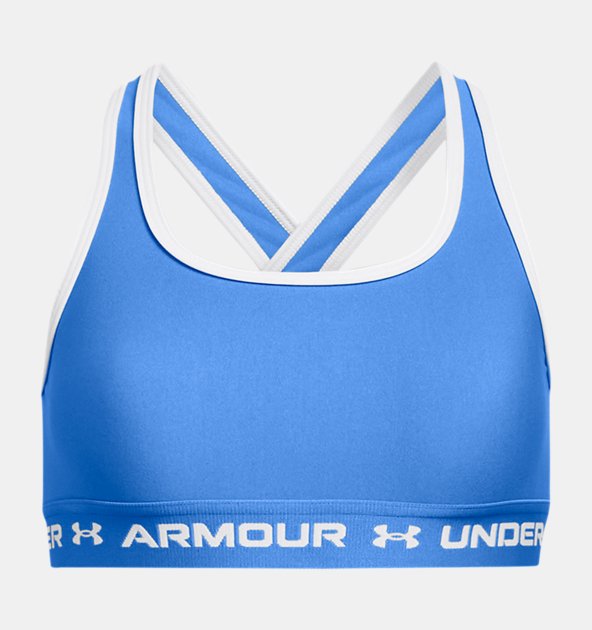 Under Armour Girls' UA Crossback Sports Bra